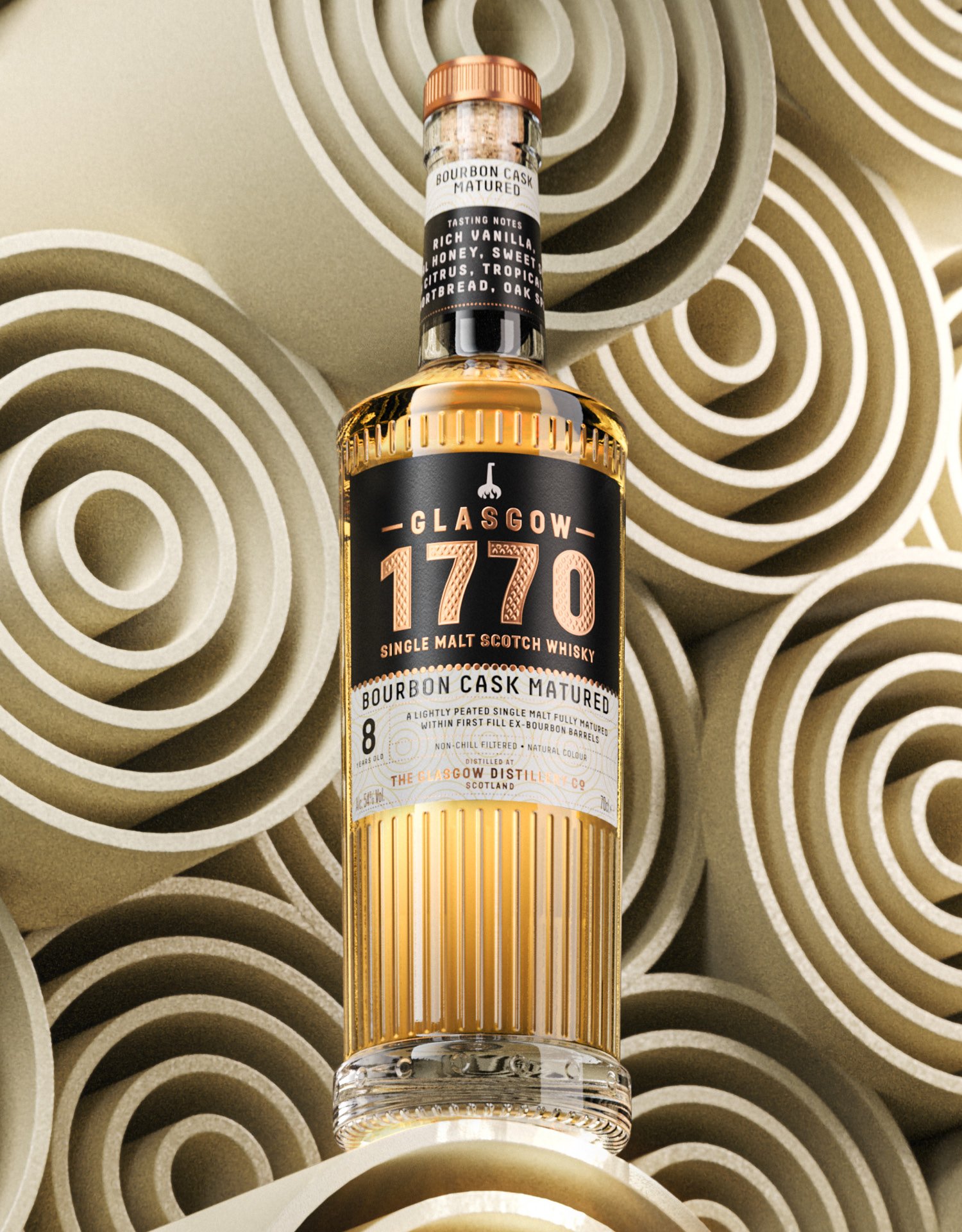 Glasgow 1770 Bourbon Cask Matured - Imagen 3
