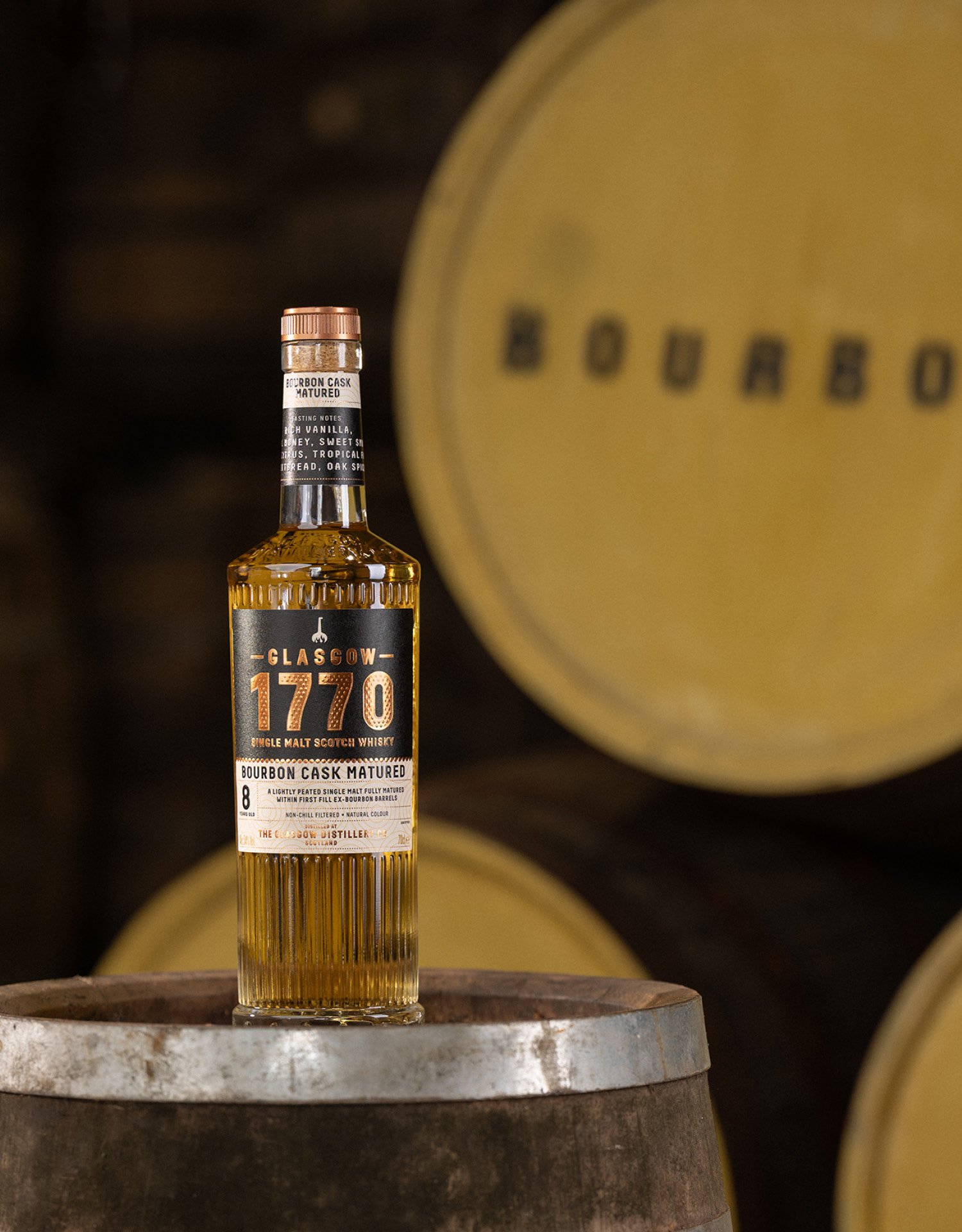 Glasgow 1770 Bourbon Cask Matured - Imagen 4